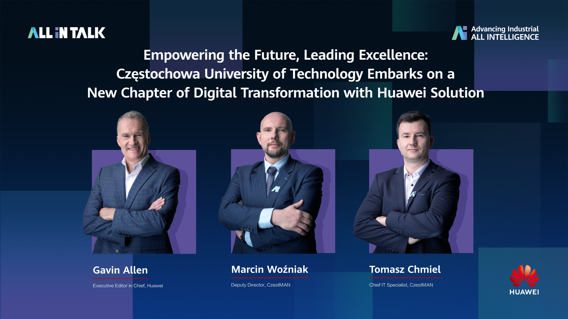 All-In Talk | Empowering the Future, Leading Excellence: Częstochowa University of Technology Embarks on a New Chapter of Digital Transformation with Huawei Solution